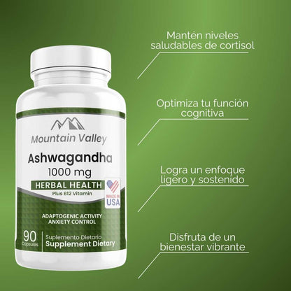 MOUNTAIN VALLEY X 90 CON ASHWAGANDHA Y SIN AZUCAR (viral de tiktok)