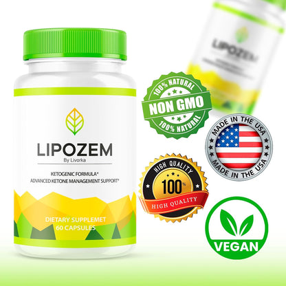 CÁPSULAS NATURALES LIPOZEM KETOGENIC ADVANCED
