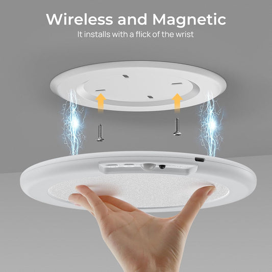 LUZ INALAMBRICA RECARCABLE - CON SENSOR DE MOVIMIENTO (PACK X 3 UND)