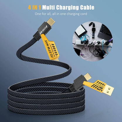 CABLE MULTIFUNCIONAL PARA TODO TIPO DE CELULAR - CARGA RÁPIDA